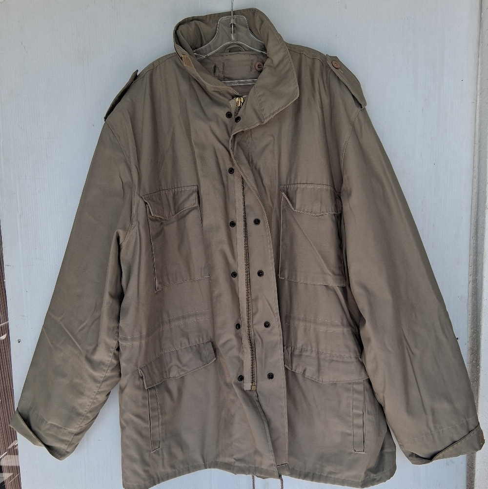 US Standard Issued Mens Military Jacket Size 3X Beige